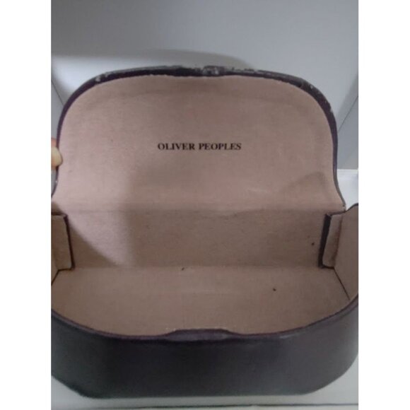 Vintage Oliver Peoples Phoebe Olive Gradient Lens Sunglasses with Hard Case - Picture 14 of 15